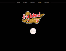 Tablet Screenshot of hogislandsteaks.com